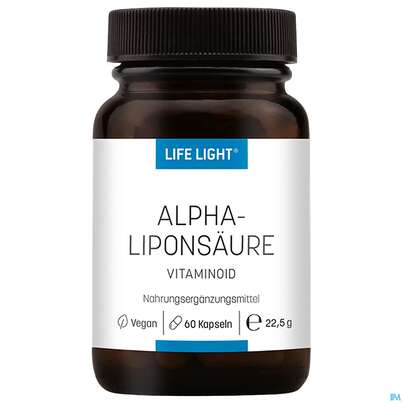 Sie sehen eine Packung Alphalipon-saeure Kapseln Life Light 60st, Produktbild: 02 Alphalipon-saeure Kapseln Life Light 60st, A-Nr.: 3129869 - 02