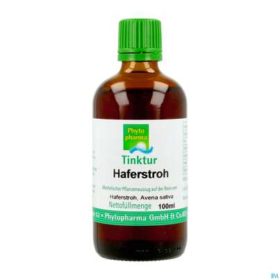 Sie sehen eine Packung Haferstroh Tinktur Avena Sativa Phytopharma 100ml, Produktbild: 01 Haferstroh Tinktur Avena Sativa Phytopharma 100ml, A-Nr.: 5393027 - 01
