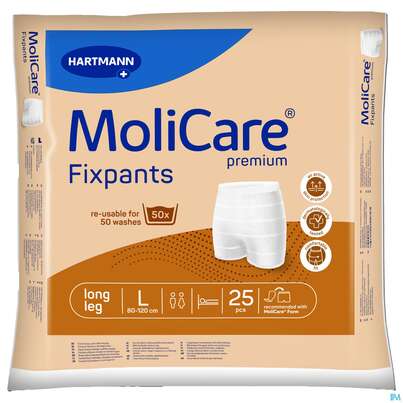Inkontinenz Molicare Fixpants/premium Long Leg L Braun 25st, A-Nr.: 3208907 - 01