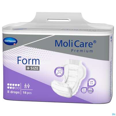 Inkontinenz Molicare/premium Einlagen Form +size 8d 20st, A-Nr.: 5467607 - 01