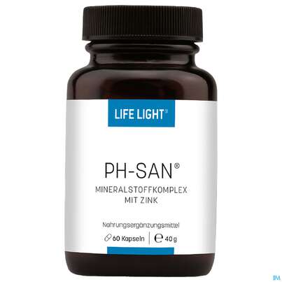 Sie sehen eine Packung Life Light Kapseln Ph-san Mineralstoff- Komplex 60st, Produktbild: 02 Life Light Kapseln Ph-san Mineralstoff- Komplex 60st, A-Nr.: 3157529 - 02