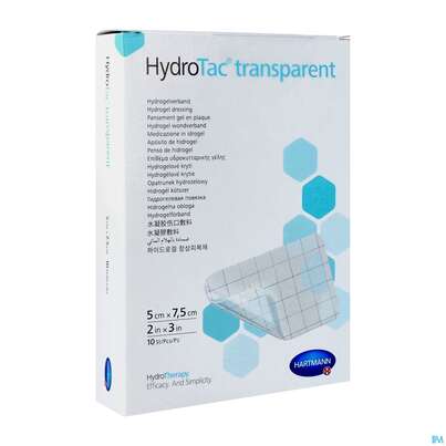 Schaumverband Hydrotac Transparent 5x7,5cm 10st, A-Nr.: 5310521 - 03