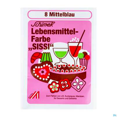 Schimek Lebensmittelfarbe Nr 8 Mittelblau 4g, A-Nr.: 5745064 - 01