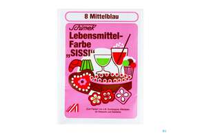 Schimek Lebensmittelfarbe Nr 8 Mittelblau 4g, A-Nr.: 5745064 - 01