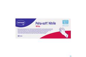 Untersuchungshandschuhe Peha/soft/puderfrei Nitrile Unsteril White S 200st, A-Nr.: 3994030 - 01