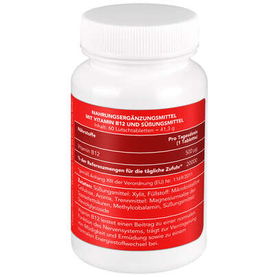 BjökoVit Vitamin B12 Lutschtabletten 500mcg vegan, A-Nr.: 5174615 - 03