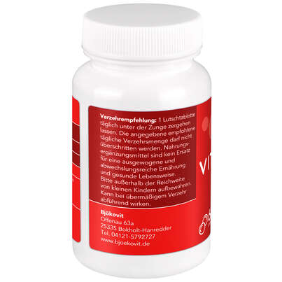 BjökoVit Vitamin B12 Lutschtabletten 500mcg vegan, A-Nr.: 5174615 - 04