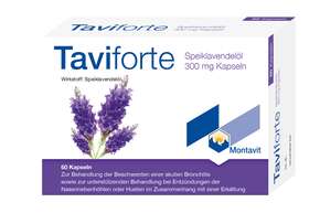 Sie sehen eine Packung Taviforte Kapseln, Produktbild: 01 Taviforte Kapseln, A-Nr.: 4956014 - 01