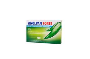 Sie sehen eine Packung Sinolpan® forte 200mg magensaftresistente Weichkapseln, Produktbild: 01 Sinolpan® forte 200mg magensaftresistente Weichkapseln, A-Nr.: 4965970 - 01