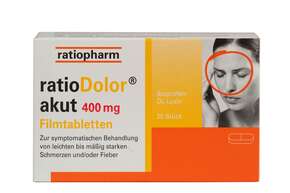ratioDolor® Ibuprofen 400 mg Filmtabletten, A-Nr.: 3786840 - 01