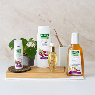 Sie sehen eine Packung RAUSCH Amaranth REPAIR-SPÜLUNG, Produktbild: 03 RAUSCH Amaranth REPAIR-SPÜLUNG, A-Nr.: 4302672 - 03