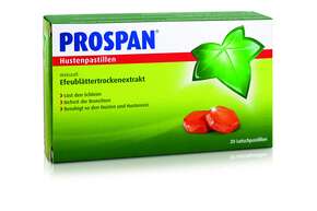 Sie sehen eine Packung Prospan® Hustenpastillen, Produktbild: 01 Prospan® Hustenpastillen, A-Nr.: 3777982 - 01