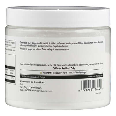 Sie sehen eine Packung Supplementa Magnesium Citrat 600 mg Pulver, Produktbild: 03 Supplementa Magnesium Citrat 600 mg Pulver, A-Nr.: 5597155 - 03