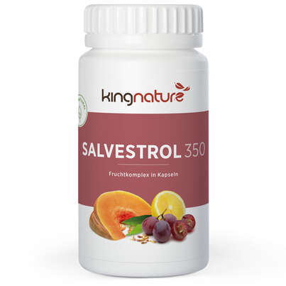 Sie sehen eine Packung Kingnature Salvestrol 350, Produktbild: 01 Kingnature Salvestrol 350, A-Nr.: 4596515 - 01