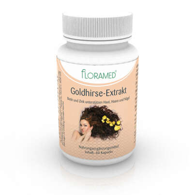 Floramed Goldhirse Extrakt - Haut,Haare, Nägel, A-Nr.: 4390156 - 02
