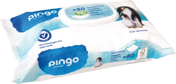 Feuchttücher Baby Pinguin – Pingo Swiss, A-Nr.: 4559626 - 01