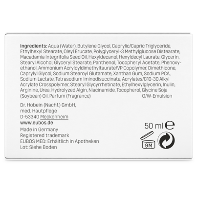 Eubos Sensitiv Feuchtigkeitscreme, A-Nr.: 2168005 - 05