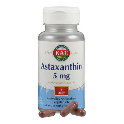 Supplementa Astaxanthin 5 mg KAL Kapseln, A-Nr.: 5597764 - 04