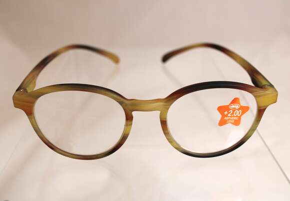 Lesebrille Klammeraffe 12 Horn 2,50, A-Nr.: 8026909 - 01