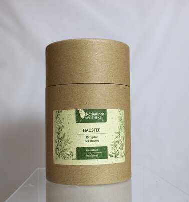 Sie sehen eine Packung Haustee 60g, Produktbild: 01 Haustee 60g, A-Nr.: 8036693 - 01