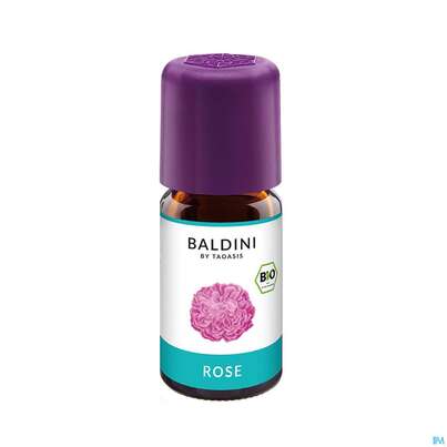 Sie sehen eine Packung Taoasis Baldini Bio-aroma Rosenöl Rein 3% 5ml, Produktbild: 05 Taoasis Baldini Bio-aroma Rosenöl Rein 3% 5ml, A-Nr.: 4621236 - 05