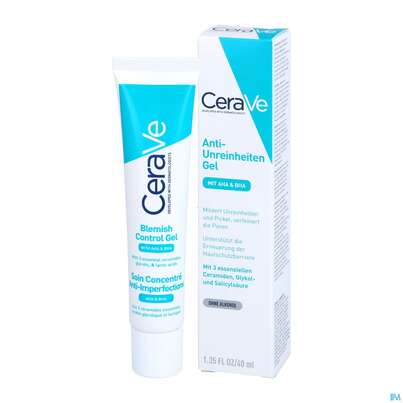 Sie sehen eine Packung Cerave Anti-unreinheiten Gel 40ml, Produktbild: 04 Cerave Anti-unreinheiten Gel 40ml, A-Nr.: 5672951 - 04