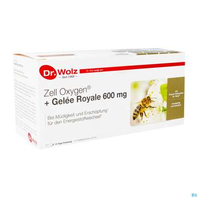 Zell Oxygen Dr.wolz Trink/kur +gelee Royale 600mg Nr 60603 14x20 280ml, A-Nr.: 3190811 - 03