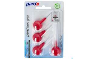 Zahnbuersten Paro Flexigrip 1,9mm Rot 4st, A-Nr.: 2652698 - 01