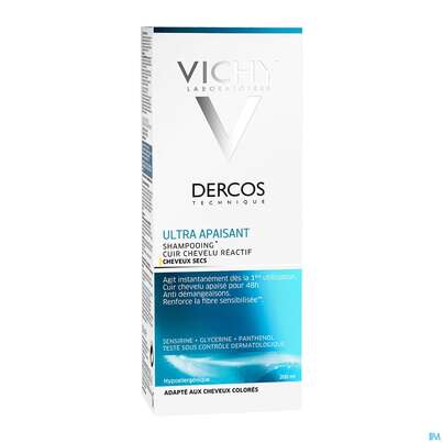 Shampoon Vichy/dercos Ultra/sensible Kopfhaut Trocken 200ml, A-Nr.: 4442930 - 04