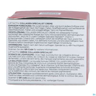 Vichy Liftactiv Collagen/specialist Alle Hauttypen 50ml, A-Nr.: 4870407 - 09