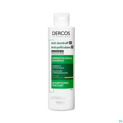 Shampoon Vichy/dercos Anti-schuppen Pflege Trockenes Haar Neu 200ml, A-Nr.: 4357414 - 05