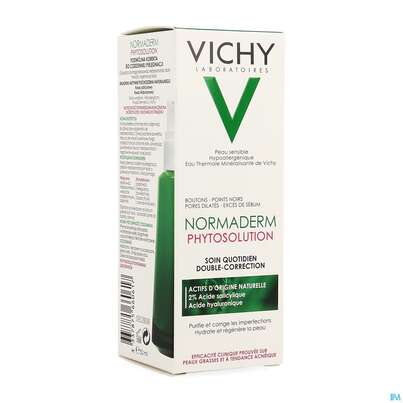 Sie sehen eine Packung Vichy Normaderm Phytosolution Pflege 2-fache-wirkung 50ml, Produktbild: 05 Vichy Normaderm Phytosolution Pflege 2-fache-wirkung 50ml, A-Nr.: 5060544 - 05