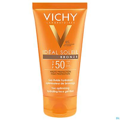 Sie sehen eine Packung Sonnenprodukte Vichy Ideal Soleil Gesichtscreme Lsf 50+ Hautper. 50ml, Produktbild: 06 Sonnenprodukte Vichy Ideal Soleil Gesichtscreme Lsf 50+ Hautper. 50ml, A-Nr.: 4090307 - 06