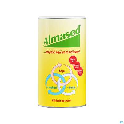 Sie sehen eine Packung Almased Pulver 500g, Produktbild: 01 Almased Pulver 500g, A-Nr.: 4074768 - 01