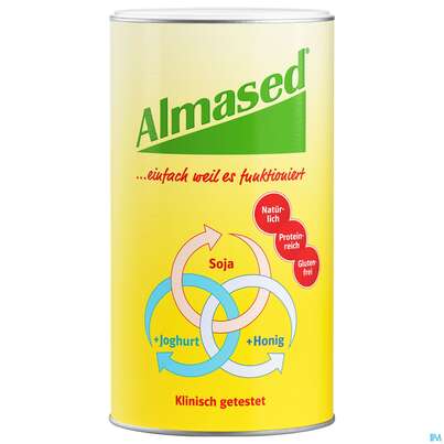 Sie sehen eine Packung Almased Pulver 500g, Produktbild: 02 Almased Pulver 500g, A-Nr.: 4074768 - 02