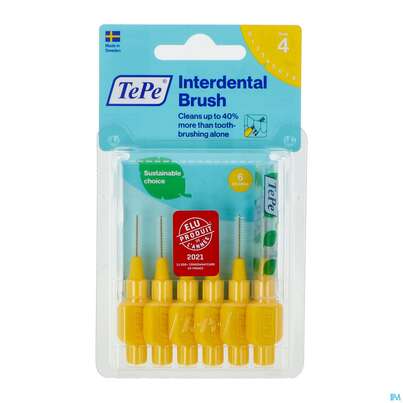 Tepe Interdentalbuersten 0,7mm Gelb 6st, A-Nr.: 3698366 - 03