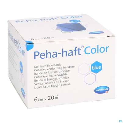 Peha-haft Color Latexfrei Blue 20mx 6cm 1st, A-Nr.: 3879820 - 05