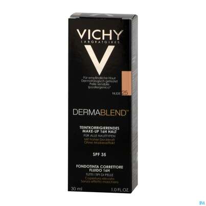 Vichy Dermablend/fluid Make-up 25 Nude 30ml, A-Nr.: 3044624 - 03