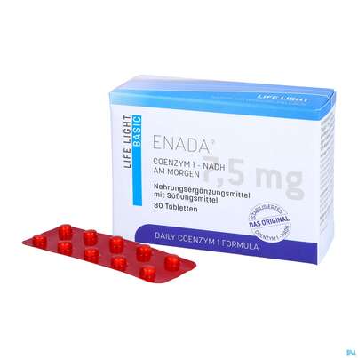 Sie sehen eine Packung Enada N.a.d.h Dr.birkmayer Tabl 7,5mg 80st, Produktbild: 06 Enada N.a.d.h Dr.birkmayer Tabl 7,5mg 80st, A-Nr.: 2963926 - 06