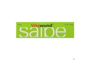 Sie sehen eine Packung Vitawund Salbe 40g, Produktbild: 01 Vitawund Salbe 40g, A-Nr.: 1256948 - 01