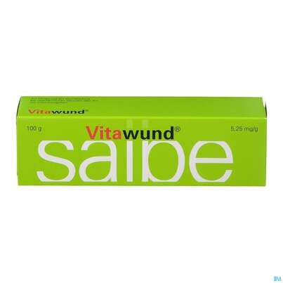 Sie sehen eine Packung Vitawund Salbe 100g, Produktbild: 01 Vitawund Salbe 100g, A-Nr.: 1256954 - 01