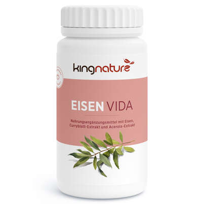 KINGNATURE Eisen Vida Kaps 21 mg Ds 100 Stk, A-Nr.: 5214697 - 01