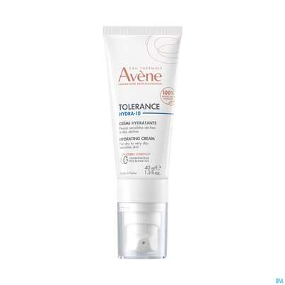Sie sehen eine Packung Avene Tolerance/hydra-10 Creme 40ml, Produktbild: 04 Avene Tolerance/hydra-10 Creme 40ml, A-Nr.: 5675702 - 04