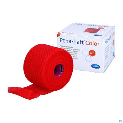 Peha-haft Color Latexfrei Red 20mx 6cm 1st, A-Nr.: 3879783 - 06