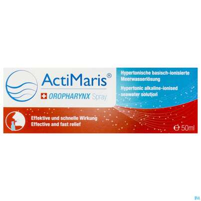 Mundspray Rachenspray Actimaris Oropharynx Hyperton. Meerwasserlösung 50ml, A-Nr.: 5355854 - 01