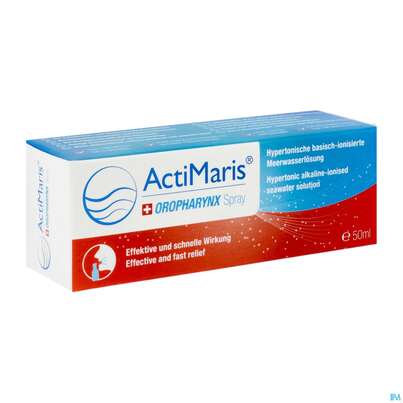 Mundspray Rachenspray Actimaris Oropharynx Hyperton. Meerwasserlösung 50ml, A-Nr.: 5355854 - 02