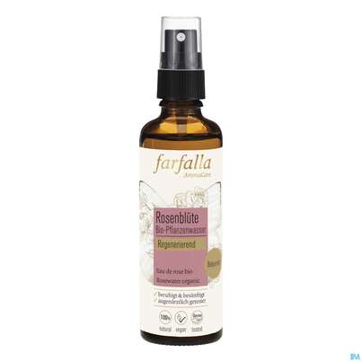 Farfalla Pflanzenwasser/bio Regenerierend Rosenblueten 75ml, A-Nr.: 4860774 - 01