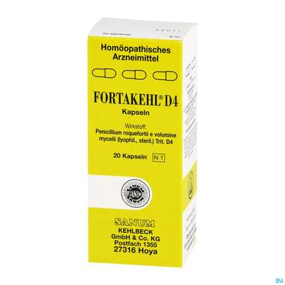 Fortakehl D 4 Kapseln 20st, A-Nr.: 2396002 - 02