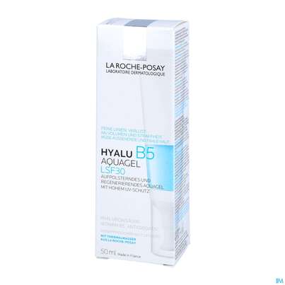 Sie sehen eine Packung La Roche Posay Gesichtspflege Hyalu/b5/aquagel Uv Feuchtigkeitsgel Lsf30 50ml, Produktbild: 06 La Roche Posay Gesichtspflege Hyalu/b5/aquagel Uv Feuchtigkeitsgel Lsf30 50ml, A-Nr.: 5408875 - 06