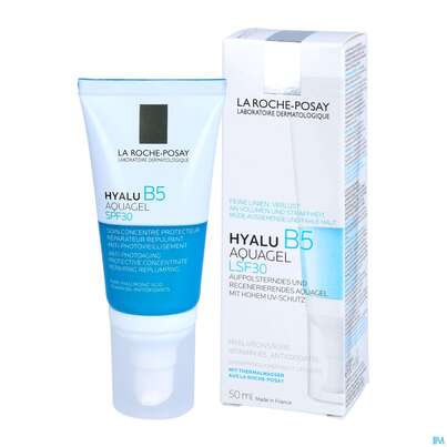 Sie sehen eine Packung La Roche Posay Gesichtspflege Hyalu/b5/aquagel Uv Feuchtigkeitsgel Lsf30 50ml, Produktbild: 12 La Roche Posay Gesichtspflege Hyalu/b5/aquagel Uv Feuchtigkeitsgel Lsf30 50ml, A-Nr.: 5408875 - 12